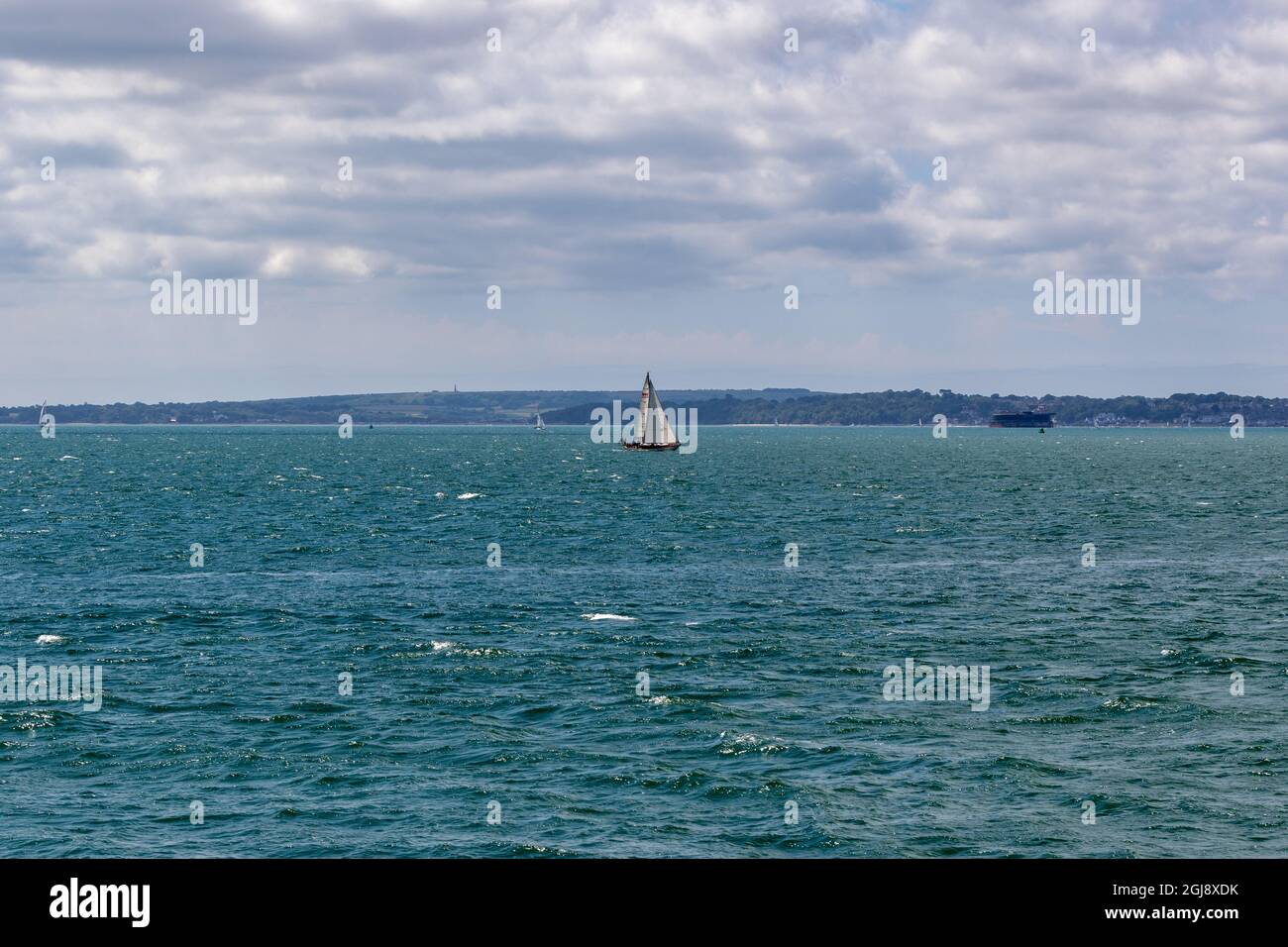 Belles images de vue prises de la marine à Portsmouth Banque D'Images