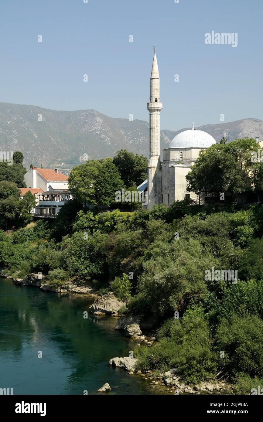 Mosquée Koski Mehmed Pasha à Mostar (Bosnie-Herzégovine) Banque D'Images