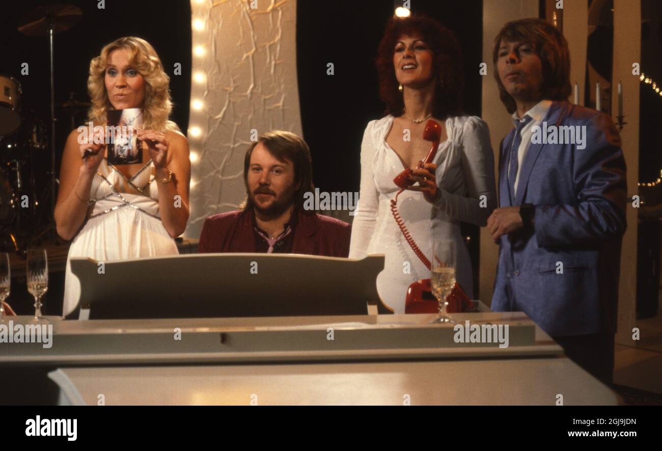 ABBA chant en 1981 dans le programme de télévision BONNE ANNÉE ENVOYÉ