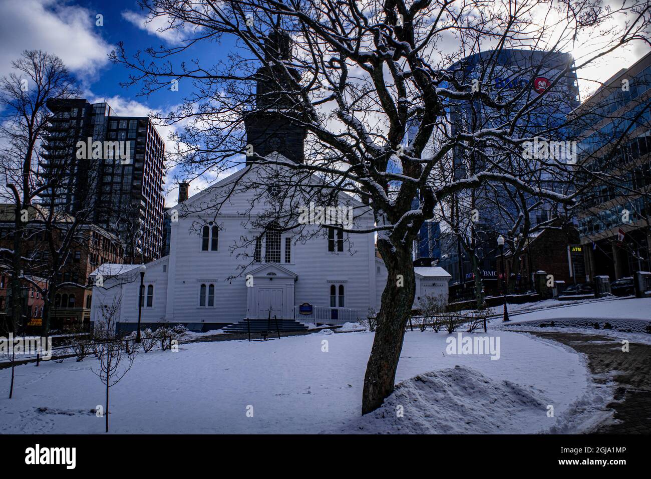 Lieu historique national du Canada de l’Église anglicane Saint-Paul Banque D'Images