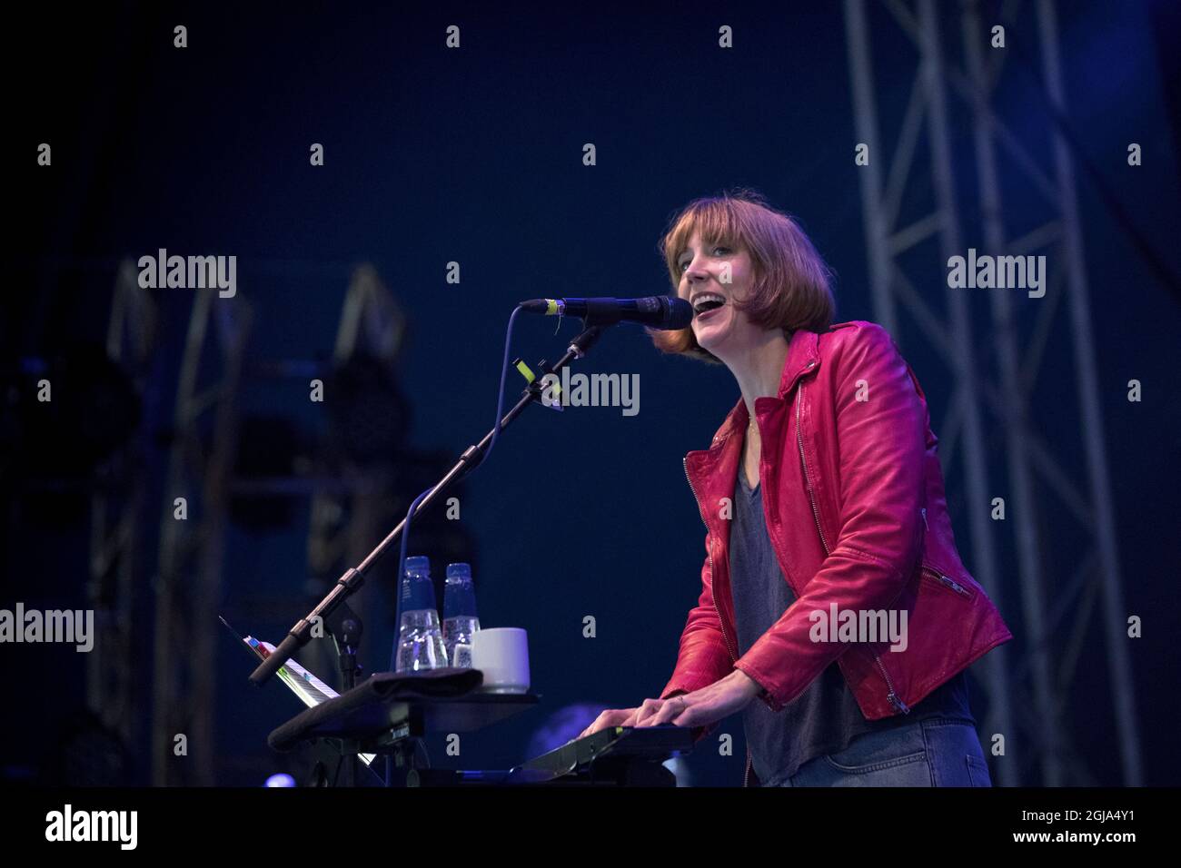 GÖTEBORG 2016-08-13 Beth Orton sur scène au festival de musique Way Out West à Göteborg, Suède le 13 août 2016. Foto BjÃƒÂ örn Larsson Rosvall / TT / Kod 9200 Banque D'Images