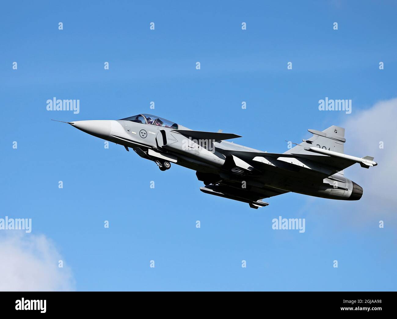 MALMSLATT 2016-08-28 JAS 39 C chasseur aérien Gripen, avion de chasse Foto Jeppe Gustafsson / TT / Kod 71935 uniforme, militaire, arme Banque D'Images