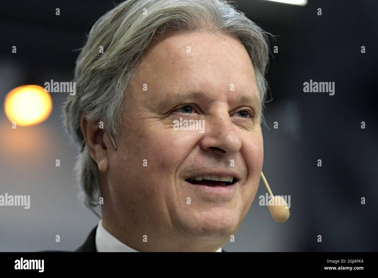 STOCKHOLM 20170126 Casper von Koskull, PDG et président de Nordea, présente les résultats des banques pour le quatrième trimestre et l'exercice 2016 au cours d'un examen préliminaire à Stockholm, Suède, le 26 janvier 2017. Photo: Janerik Henriksson / TT ** SUÈDE OUT ** Banque D'Images