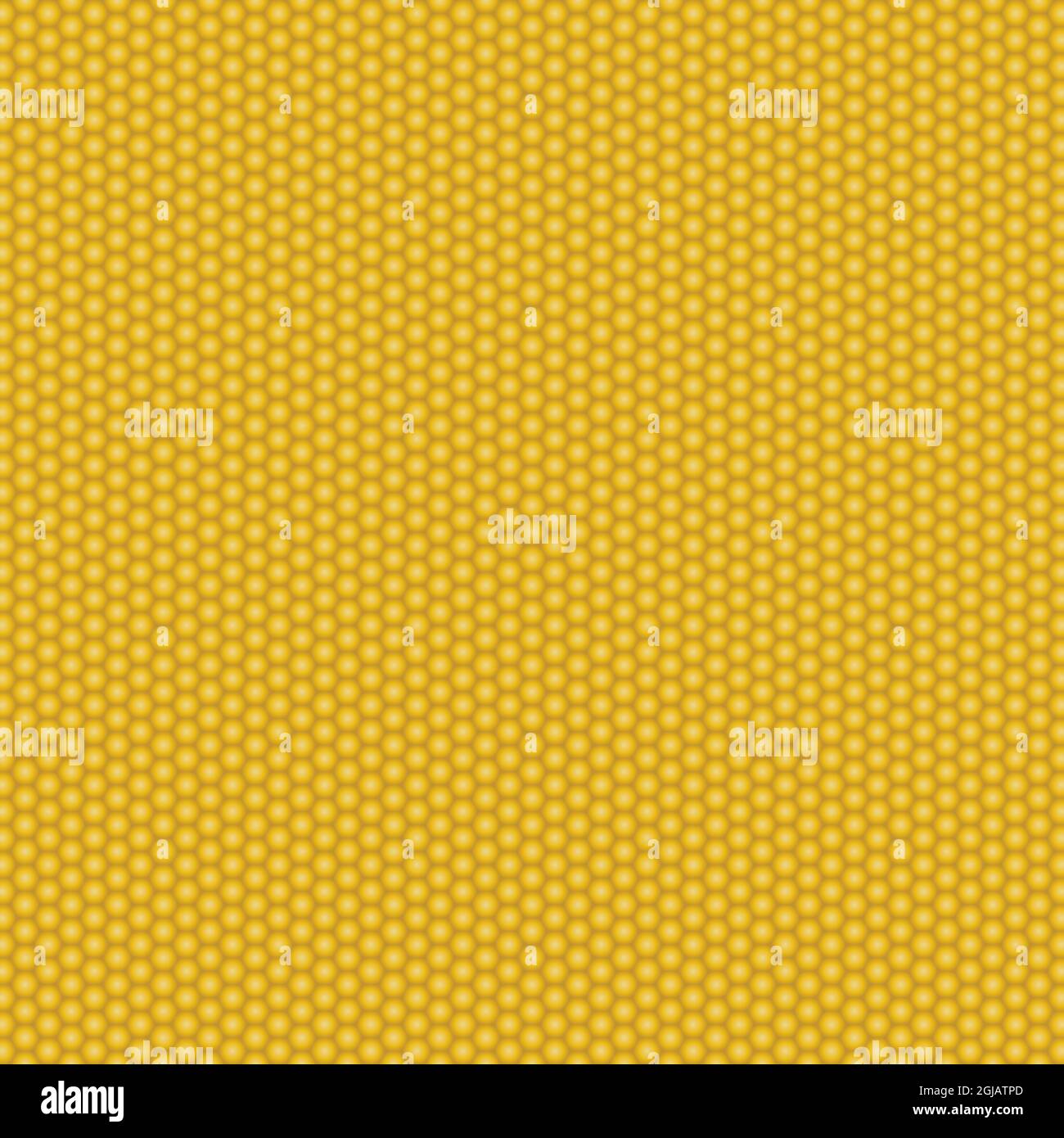 Motif abstrait, doré et mosaïque hexagonale. Motif nid d'abeille doux et ruche abeille. Illustration vectorielle Illustration de Vecteur