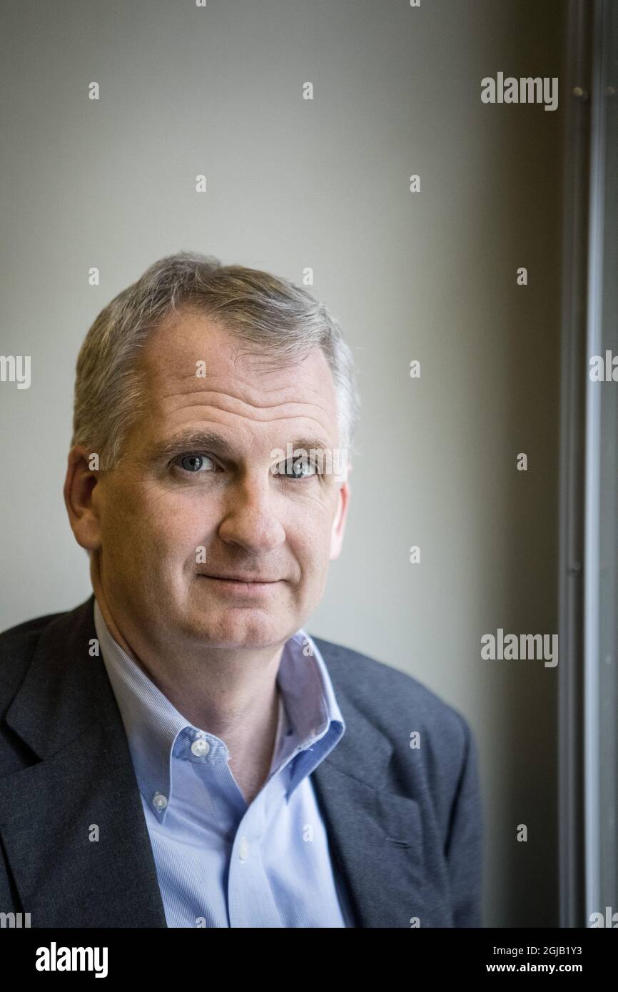 STOCKHOLM 20171012 ** FICHIER ** Timothy Snyder un auteur et historien américain. Photo: Christine Olsson / TT / Kod 10430 Banque D'Images