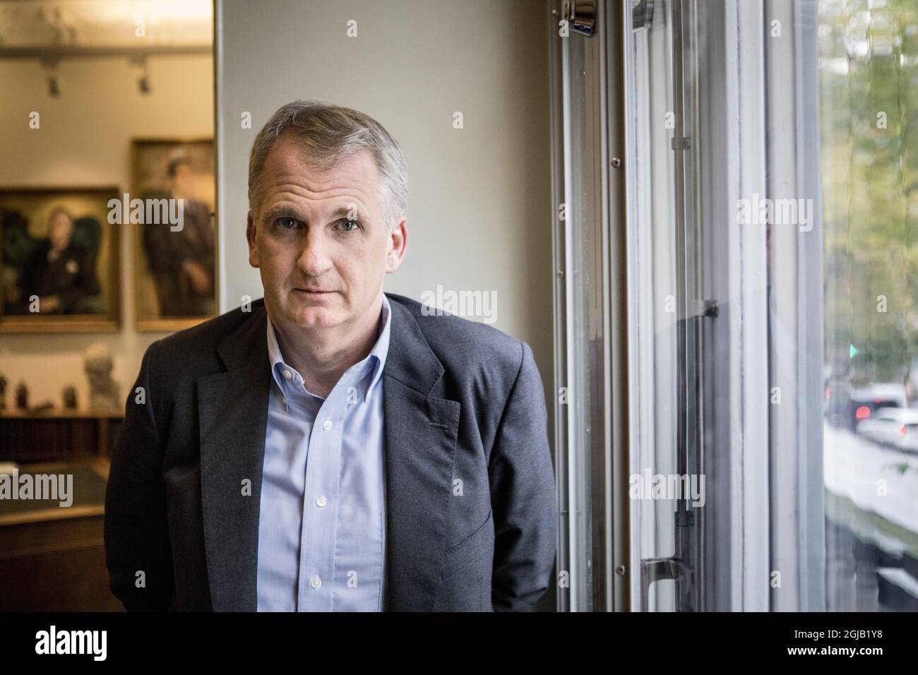 STOCKHOLM 20171012 ** FICHIER ** Timothy Snyder un auteur et historien américain. Photo: Christine Olsson / TT / Kod 10430 Banque D'Images