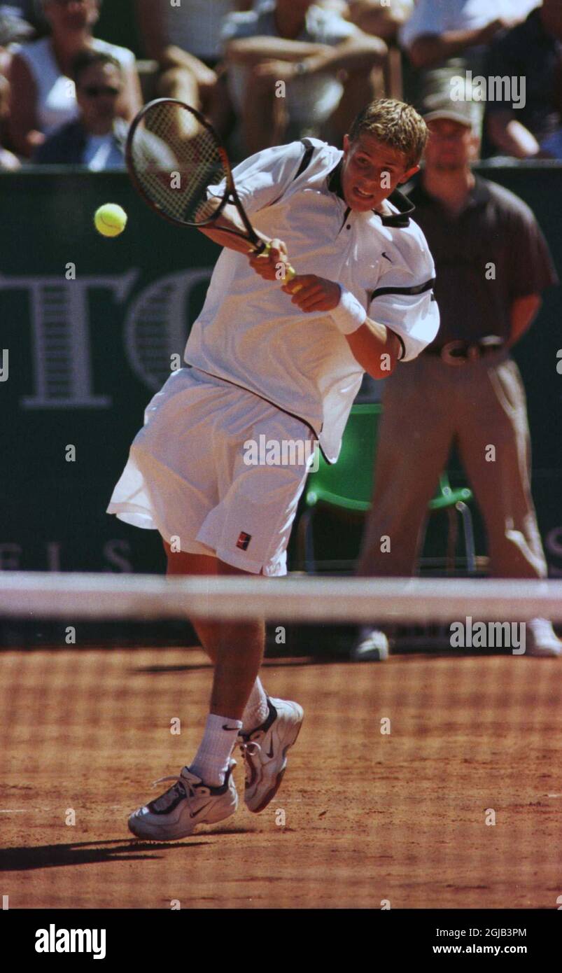 Andreas Vinciguerra en action Banque D'Images