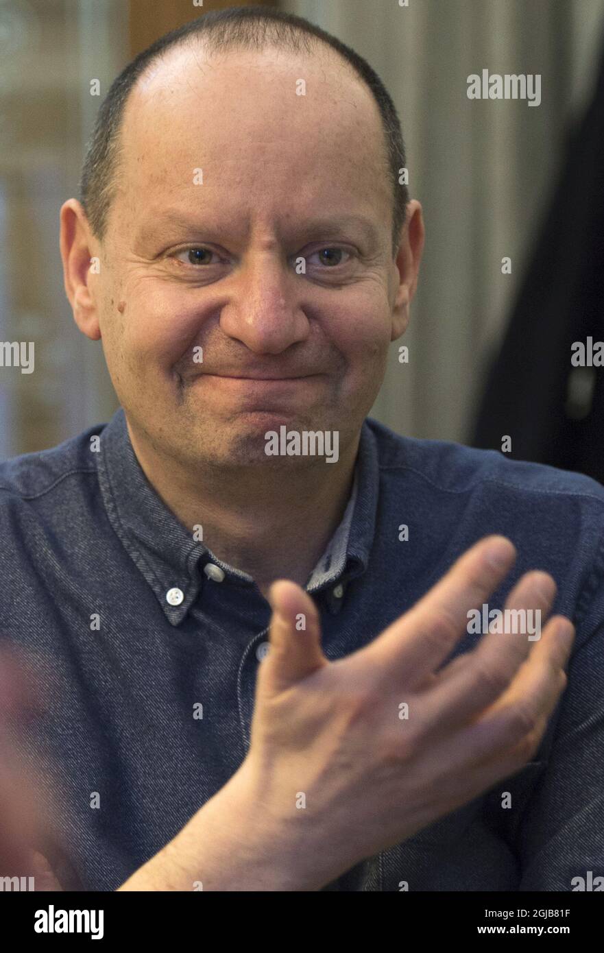 STOCKHOLM 20180206 ***FILE *** Philippe Sands, avocat et auteur britannique. Photo Hossein Salmanzadeh / TT Kod 11860 Banque D'Images