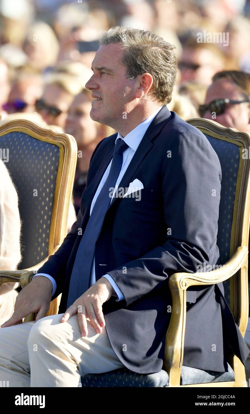 Christopher O'Neill Crown Princess Victorias 42e anniversaire, Borgholm, Oland, Suède 2017-07-14 (c) Karin Tornblom / TT / Kod 2377 Banque D'Images