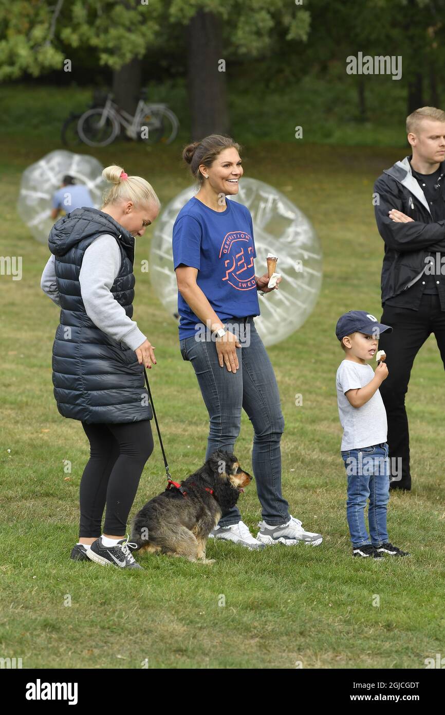 La course du Prince Daniel et la Journée de PEP, Hagaparken, Stockholm, 2019-09-08 (c) Karin Tornblom / TT Kod 2377 Banque D'Images