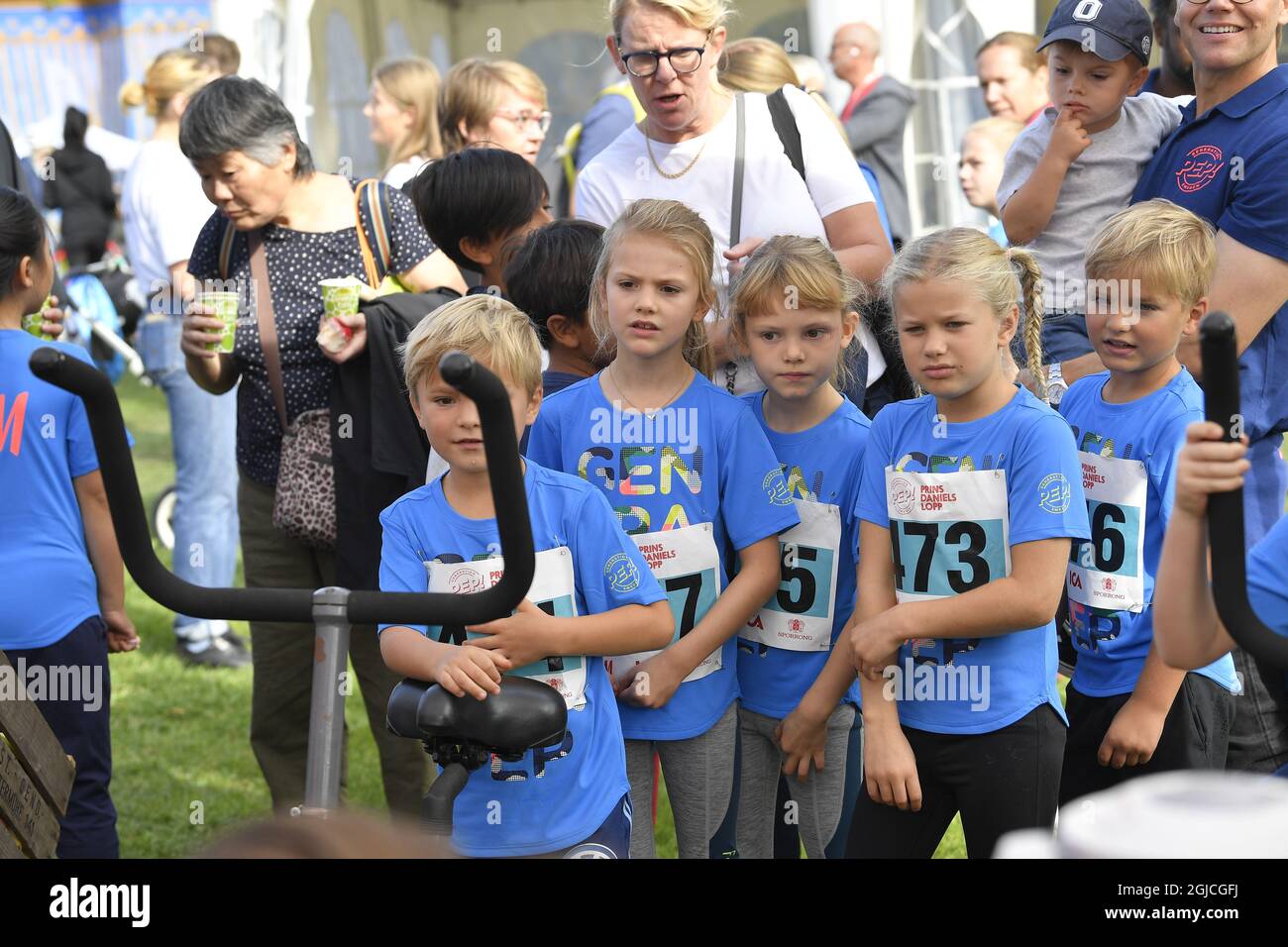 Princess Estelle Prince Daniel's Race and PEP Day, Hagaparken, Stockholm, 2019-09-08 (c) Karin Tornblom / TT Kod 2377 Banque D'Images