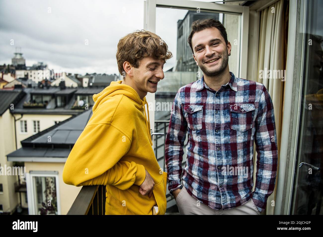 Les acteurs Levan Gelbakhiani et Bachi Valishvili du film "et puis nous dansons" sur les danseurs homosexuels en Géorgie qui est l'entrée de la Suède pour les Academy Awards 2019-09-09 (c) BYRMO CAROLINA / Aftonbladet / TT * * * EXPRESSEN OUT * * * AFTONBLADET / 85440 Banque D'Images