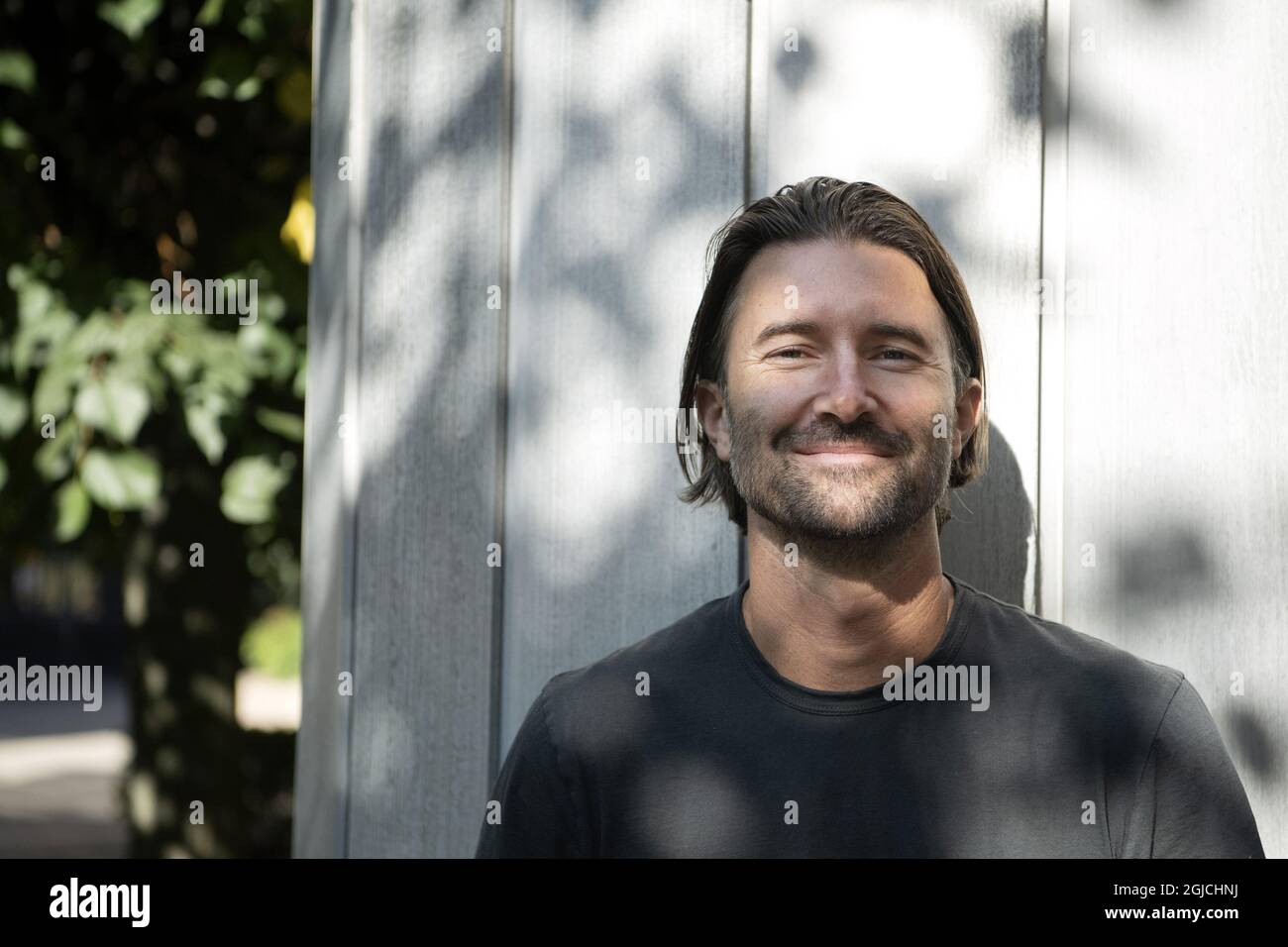 Brandon Jenner, chanteur-écrivain et fils de Caitlyn Jenner en visite à Stockholm, Suède, 17 septembre 2019 Foto: Jessica Gow / TT / Kod 10070 Banque D'Images