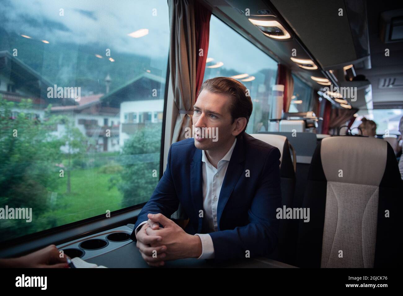 Sebastian Kurz, président du Parti populaire autrichien Foto: Kevin Chang / TT / Kod: 3000 Banque D'Images