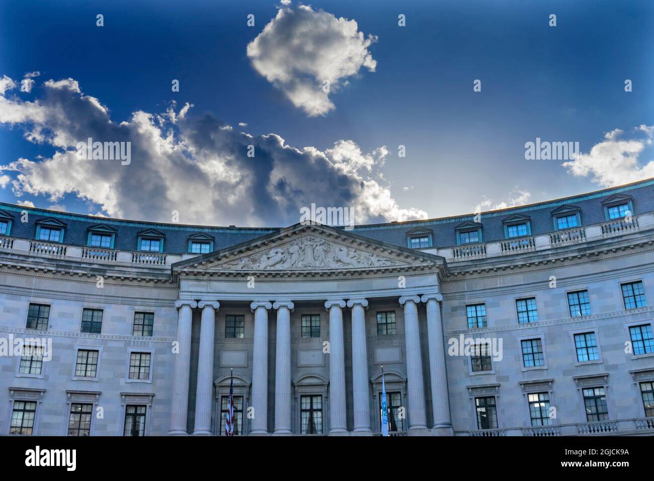 Circulaire Federal Triangle Environmental protection Agency EPA, Washington DC. Banque D'Images
