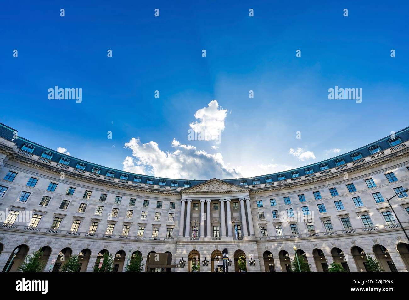 Circulaire Federal Triangle Environmental protection Agency EPA, Washington DC. Banque D'Images