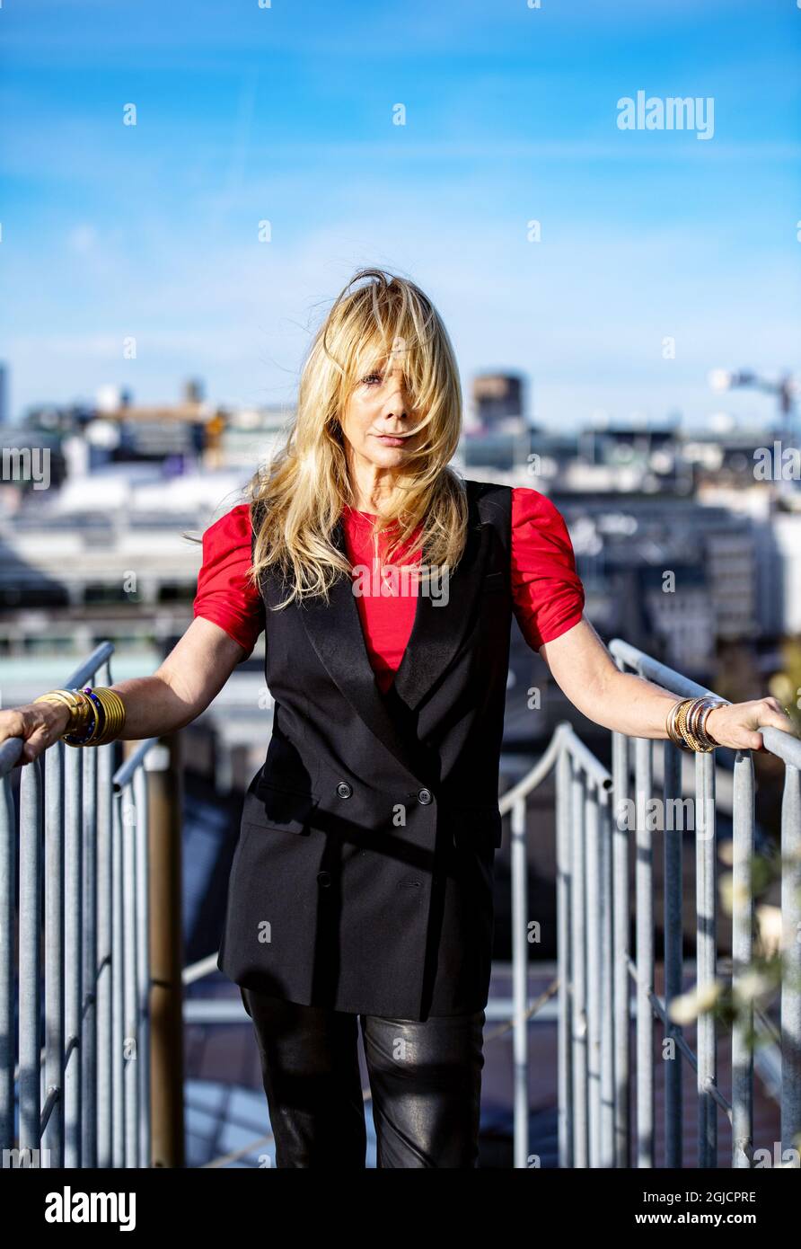 STOCKHOLM 2019-11-06 l'actrice américaine Rosanna Arquette participera au 30e Festival international du film de Stockholm où elle recevra le prix de réalisation de Stockholm. Foto: Lotte Fernvall (c) FERNVALL LOTTE / Aftonbladet / TT * * EXPRESSEN OUT * * AFTONBLADET /3226 Banque D'Images