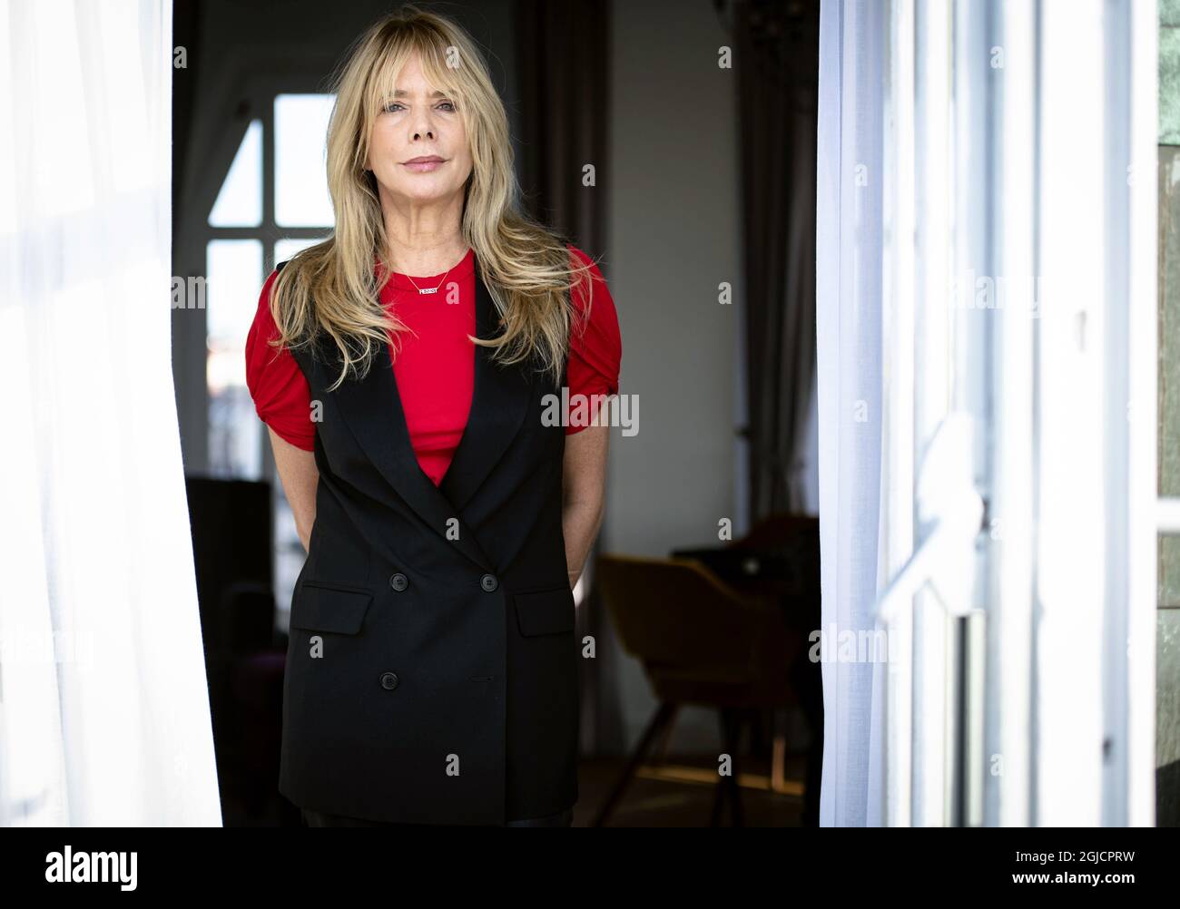 STOCKHOLM 2019-11-06 l'actrice américaine Rosanna Arquette participera au 30e Festival international du film de Stockholm où elle recevra le prix de réalisation de Stockholm. Foto: Lotte Fernvall (c) FERNVALL LOTTE / Aftonbladet / TT * * EXPRESSEN OUT * * AFTONBLADET /3226 Banque D'Images