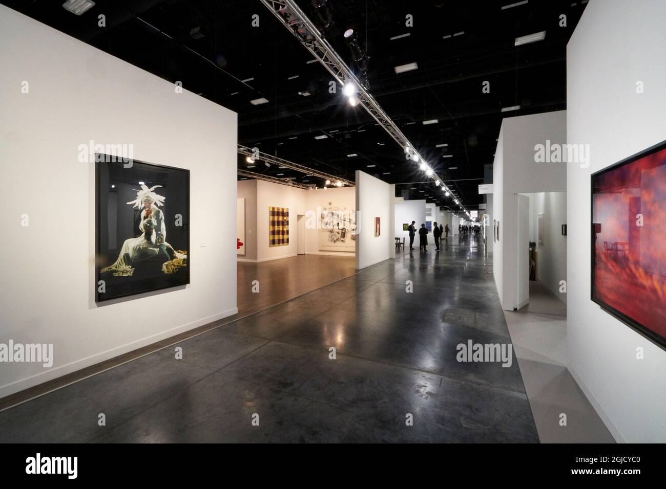 États-Unis, Floride, Miami. Art Basel est la plus grande foire d'art contemporain au monde. Banque D'Images
