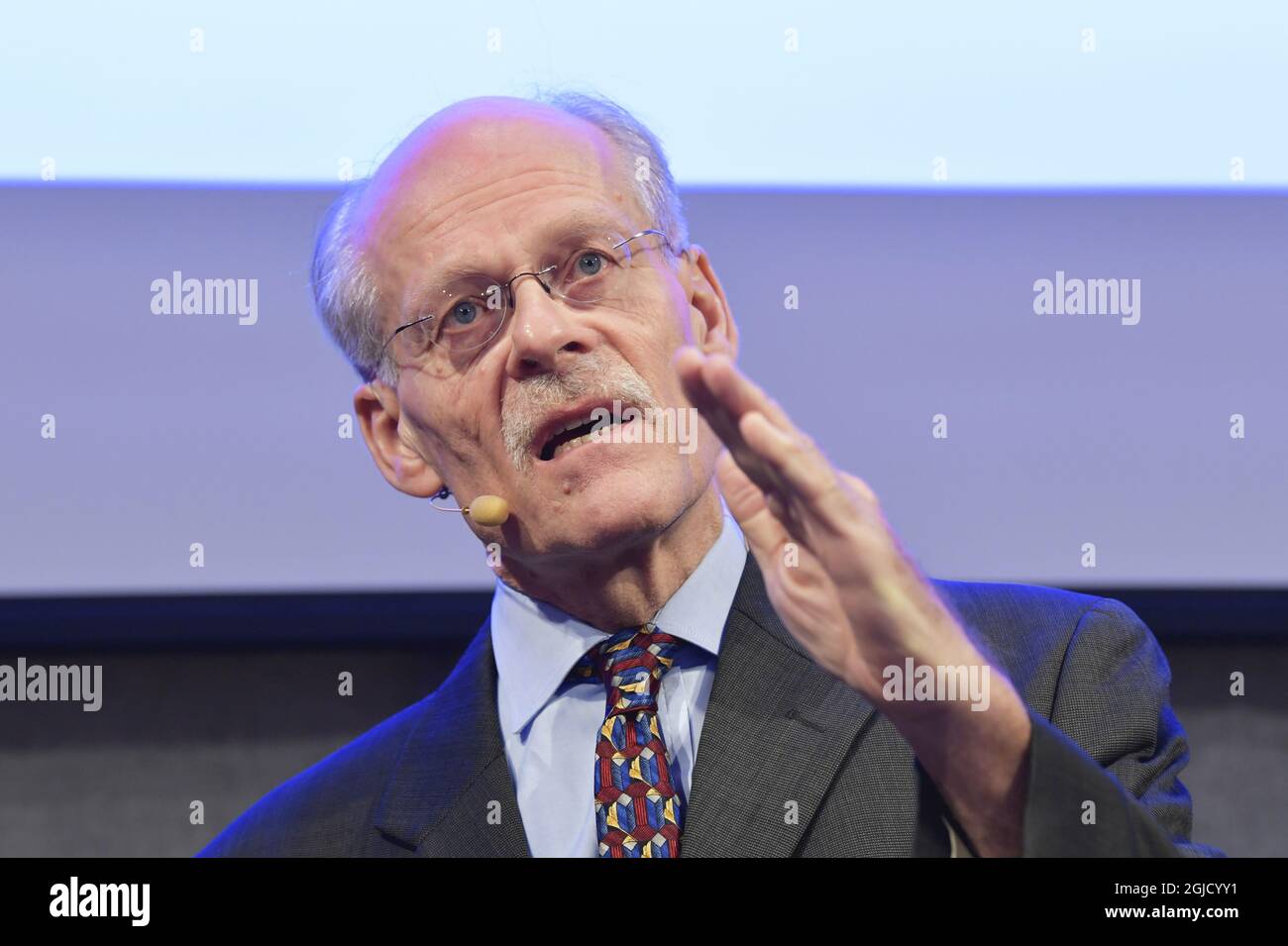 Le gouverneur de la Riksbank Sveriges, la banque centrale de Suède, Stefan Ingves, parle lors d'une conférence de presse au siège de la Riksbank à Stockholm, en Suède, le 19 décembre 2019. La Riksbank suédoise porte les taux d'intérêt à zéro pour cent, après cinq ans de taux d'intérêt négatifs. Photo: Jessica Gow / TT / code 10070 Banque D'Images