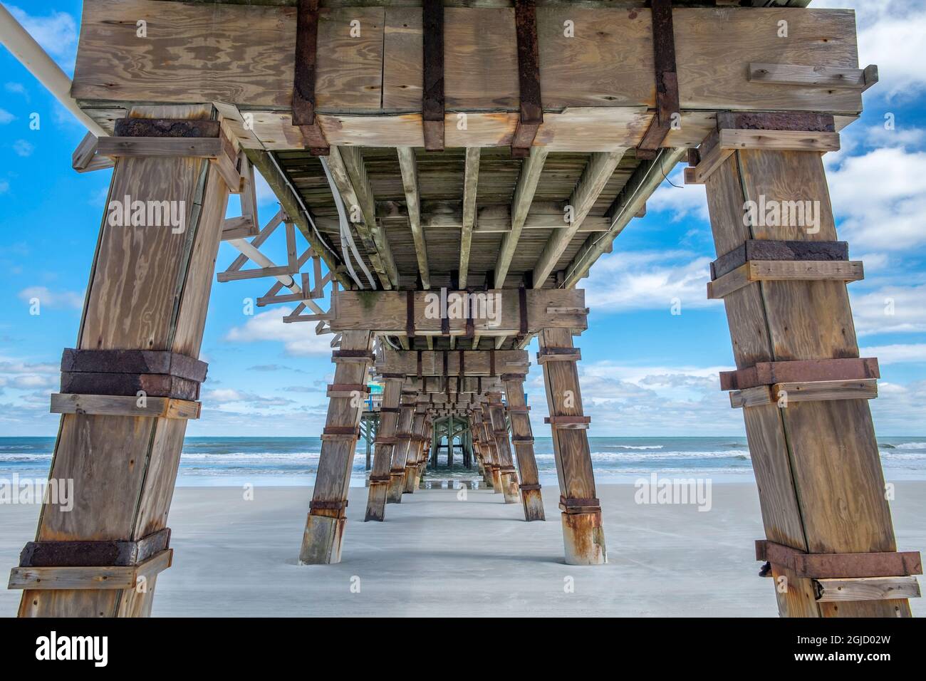 Daytona Beach Pier, Daytona Beach, Floride, États-Unis Banque D'Images