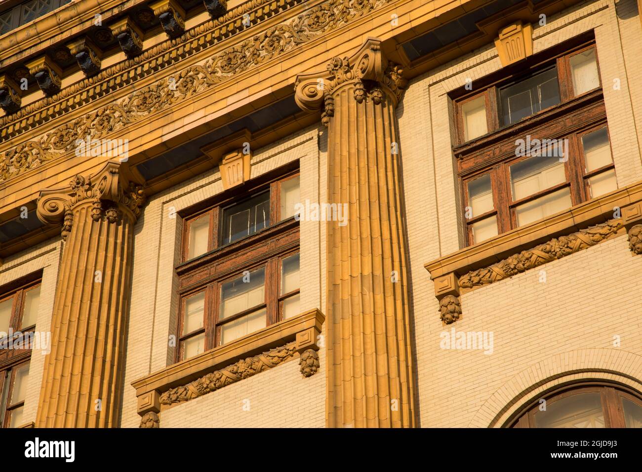 Etats-Unis, Géorgie, Savannah. Temple du Rite écossais. Banque D'Images