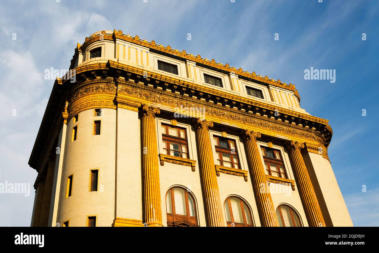 Etats-Unis, Géorgie, Savannah. Temple du Rite écossais. Banque D'Images