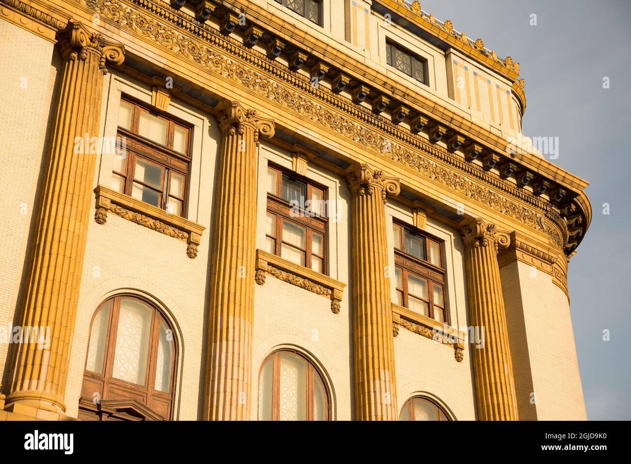 Etats-Unis, Géorgie, Savannah. Temple du Rite écossais. Banque D'Images