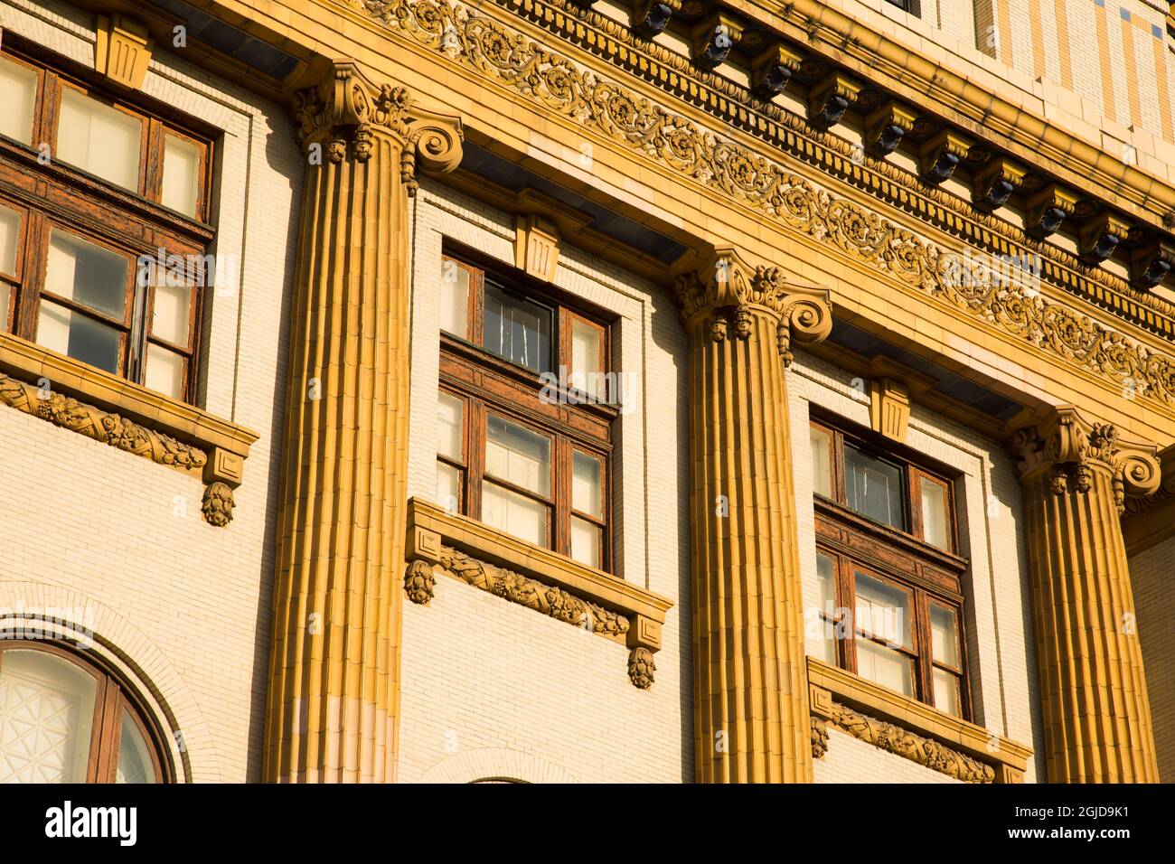 Etats-Unis, Géorgie, Savannah. Temple du Rite écossais. Banque D'Images