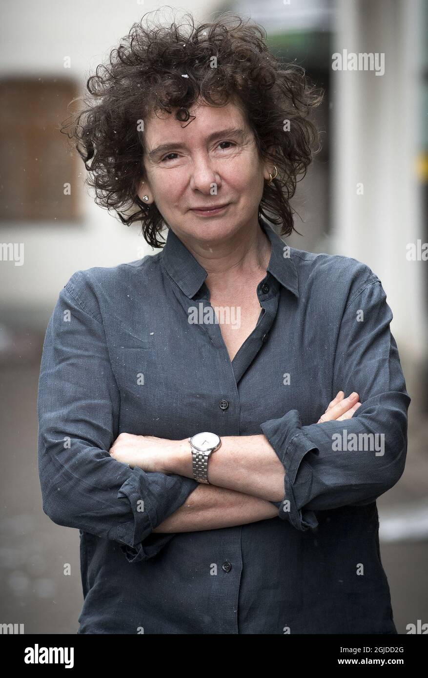 STOCKHOLM 20200227 auteur britannique Jeanette Winterson. Photo prise le 27 février 2020. Foto: Ali Lorestani / TT / Kod 11950 Banque D'Images