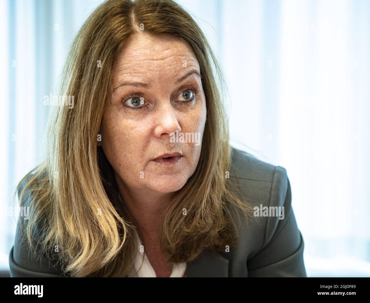 Jennie Nilsson, ministre suédoise des affaires rurales. 27 mai 2020 (c) FERNVALL LOTTE / Aftonbladet / TT * * EXPRESSEN OUT * * AFTONBLADET / 3226 Banque D'Images