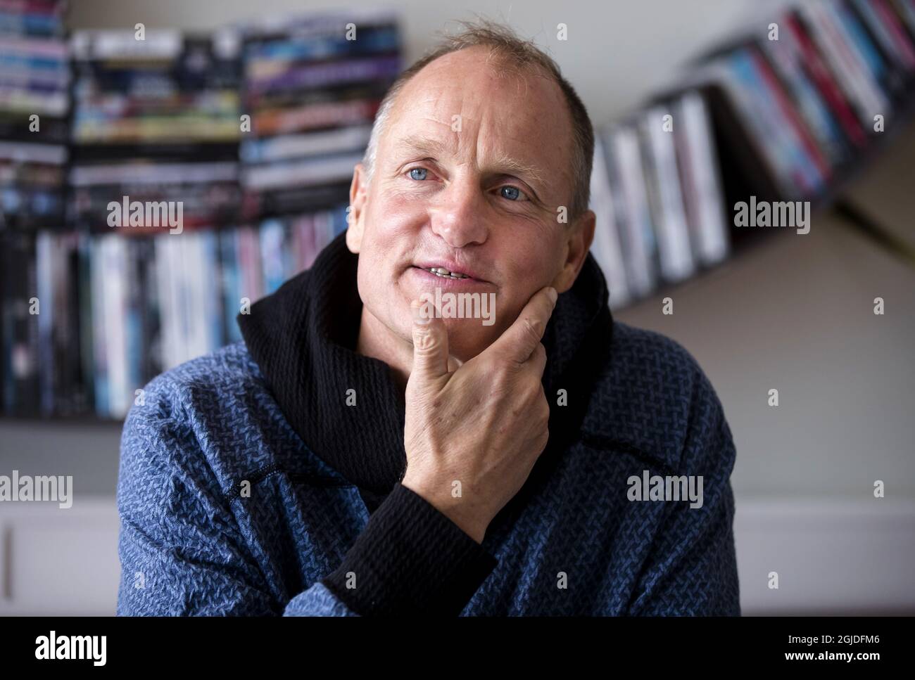 Woody Harrelson en Suède tournage de scènes pour le nouveau film de Ruben Ostlund 'Triangle de la tristesse' à Trollhattan, Suède, 03 juillet 2020. Woody joue un capitaine de marine marxiste sévèrement alcoolique. Photo: Thomas Johansson / TT / code 9200 Banque D'Images