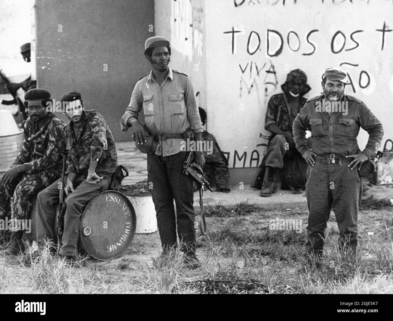 1978-07-02 guerre civile angolaise. Un mécontentement croissant peut être ressenti, couplé à la gratitude pour les efforts des Cubains en Angola. L'aide militaire continue et les civils deviennent de plus en plus importants. Photo: Sven-Erik Sjoberg / DN / TT / Code: 53 Banque D'Images