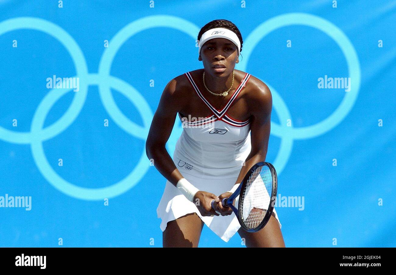 Venus Williams des États-Unis en action Banque D'Images