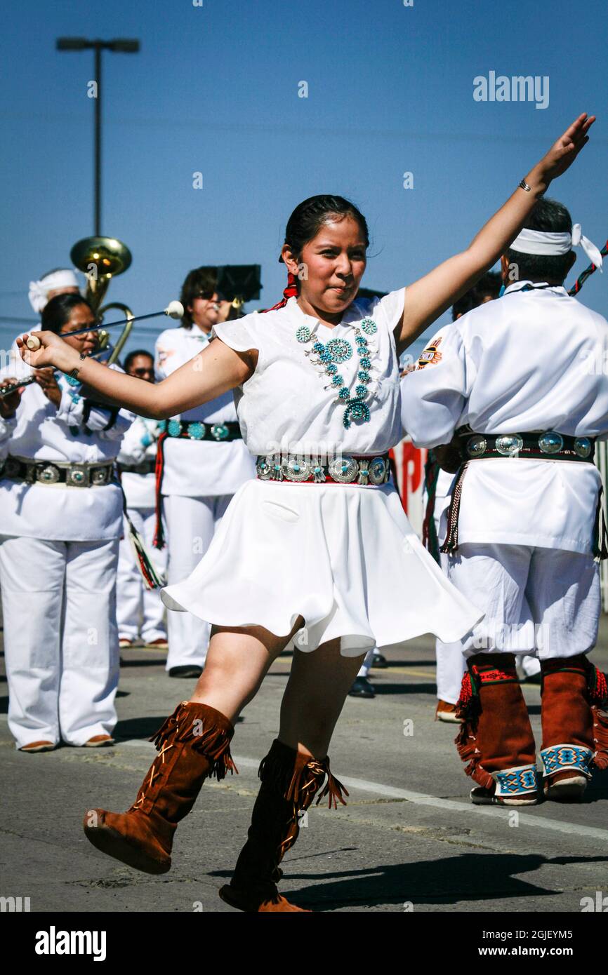 Gallup, Nouveau-Mexique, États-Unis. Cérémonie inter-tribale de Gallup. Banque D'Images