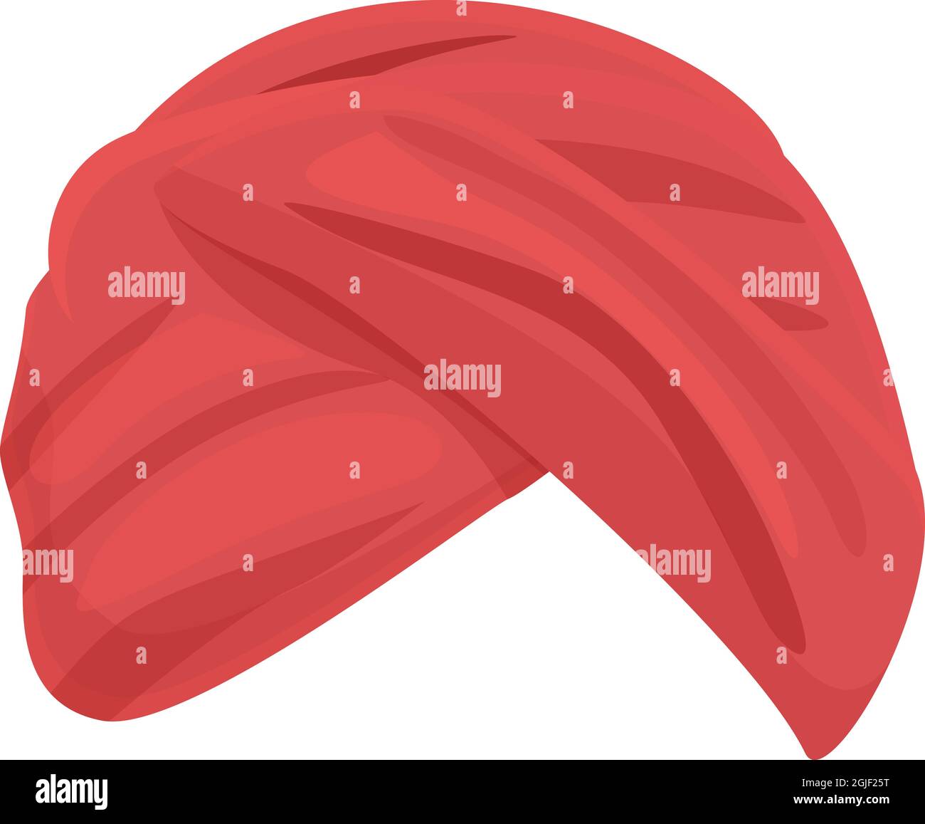 Culture arabe turban icône dessin animé vecteur. Chapeau indien. Adresse électronique de Pagdi Illustration de Vecteur