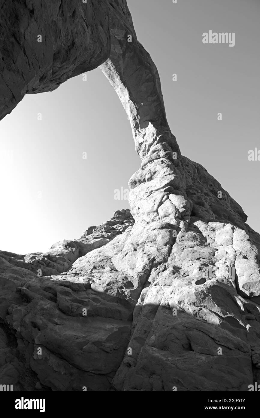 Passage de tourelle, Arches National Park, Moab, Utah, USA Banque D'Images