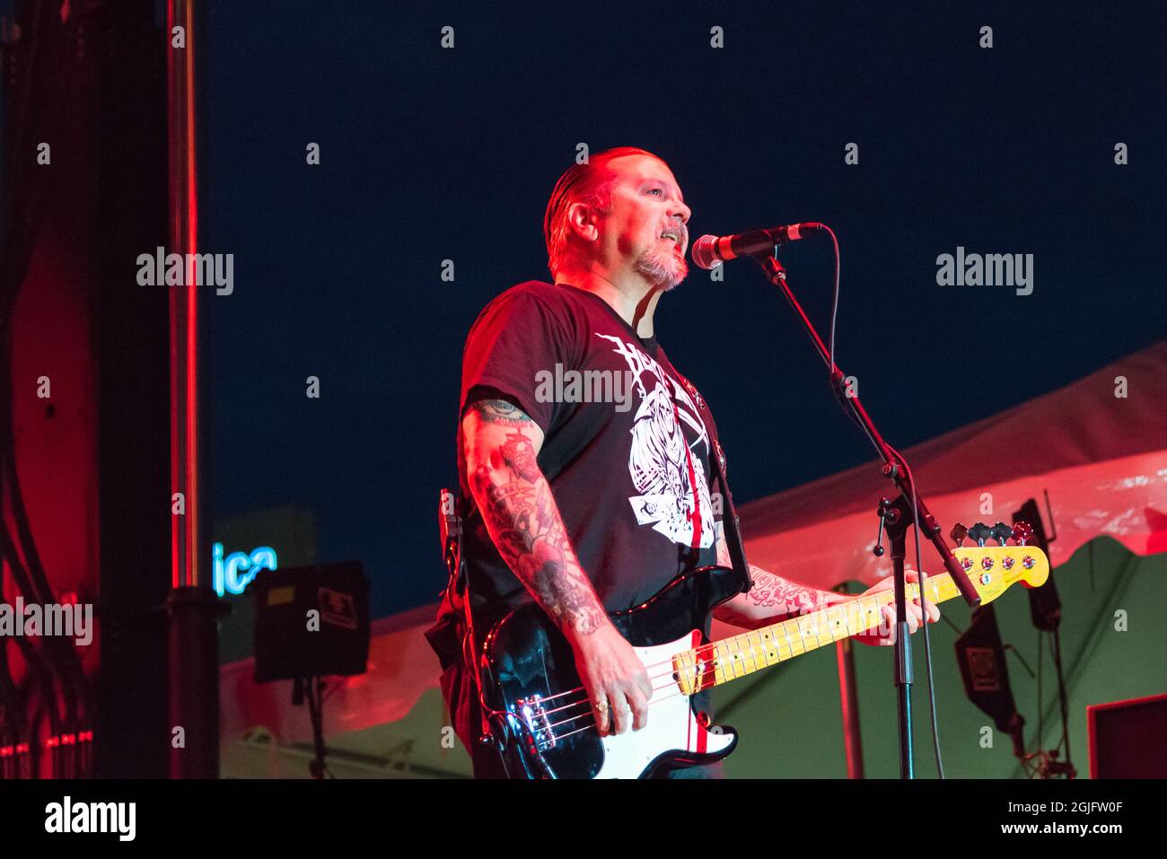 Rancid, en train de jouer à Worcester Palladium Outdoors pour Boston à Berkeley II Banque D'Images