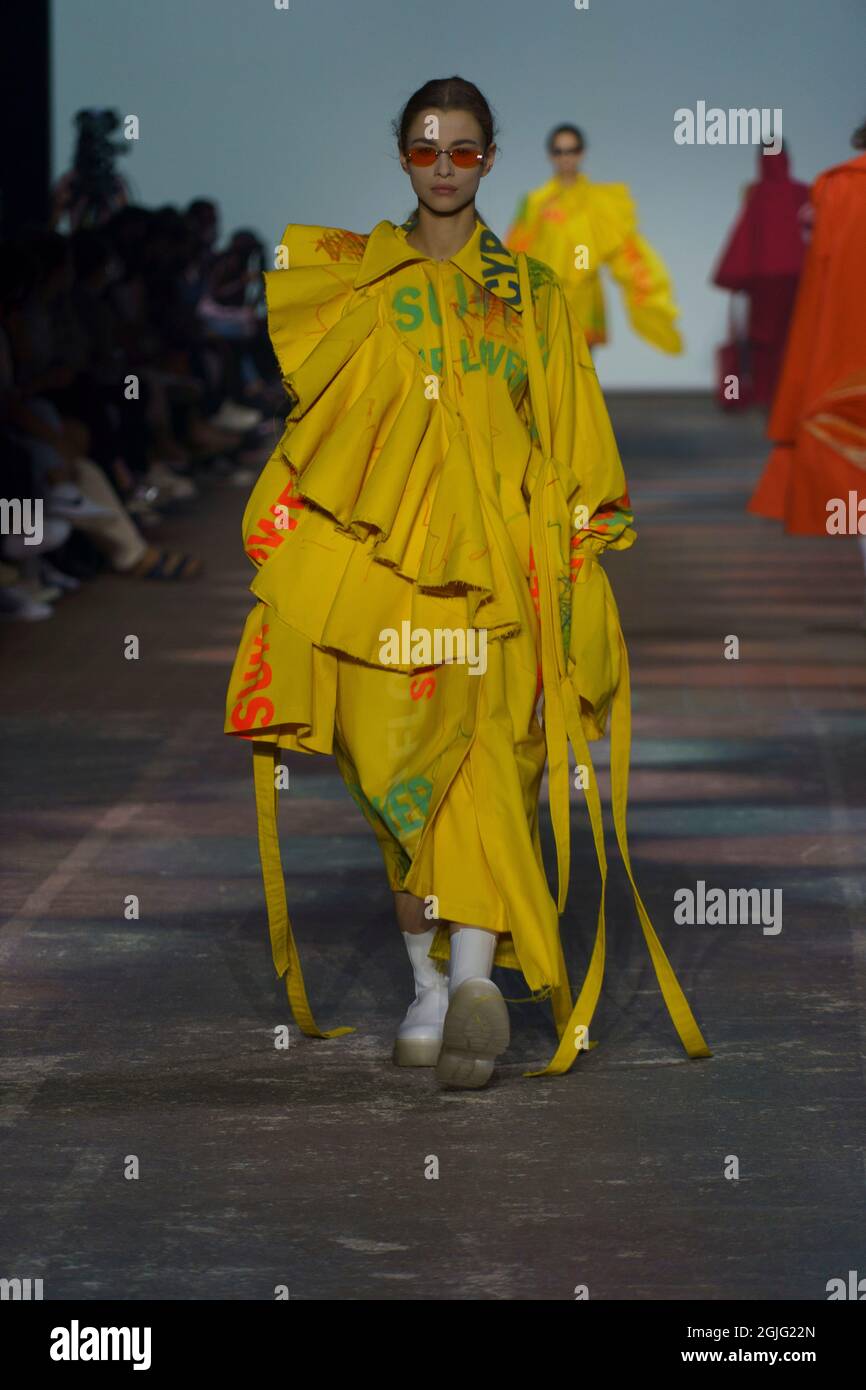 Les diplômés de NeoFashion se présentent au MBFW Berlin 2021, 08 septembre 2021, Berlin, Allemagne Banque D'Images