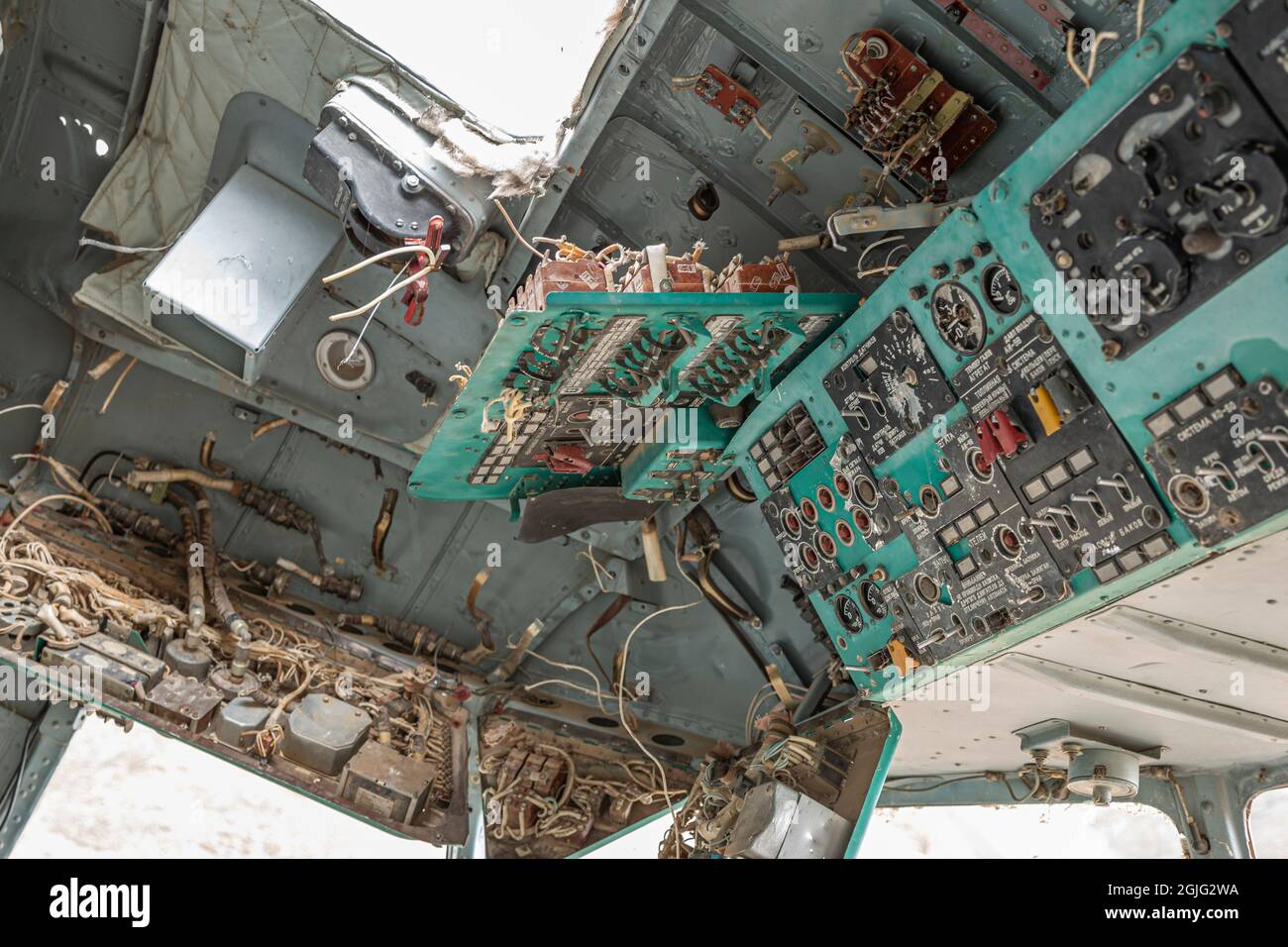 Vieux matériel militaire dans la vallée de Panjshir, en Afghanistan Banque D'Images