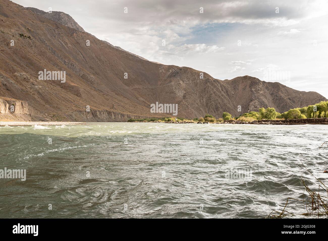 La vallée de Panjshir en Afghanistan Banque D'Images