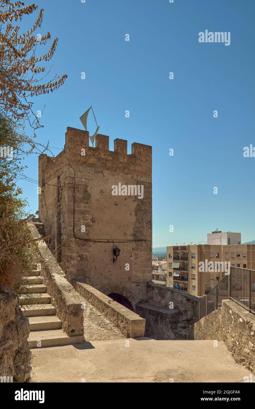 Buñol est une commune de la Communauté Valencienne, située dans la province de Valence, dans la région de la Hoya de Bunol, Espagne Banque D'Images