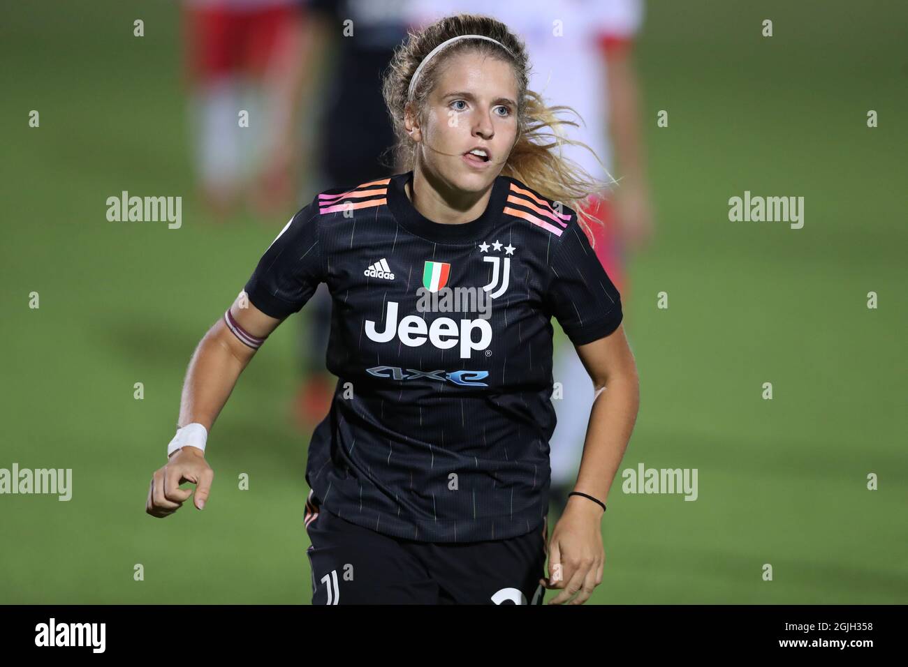 Turin, Italie, 9 septembre 2021. ELISA Pfattner de Juventus lors du match de l'UEFA Womens Champions League au centre d'entraînement de Juventus, à Turin. Le crédit photo devrait se lire: Jonathan Moscrop / Sportimage Banque D'Images