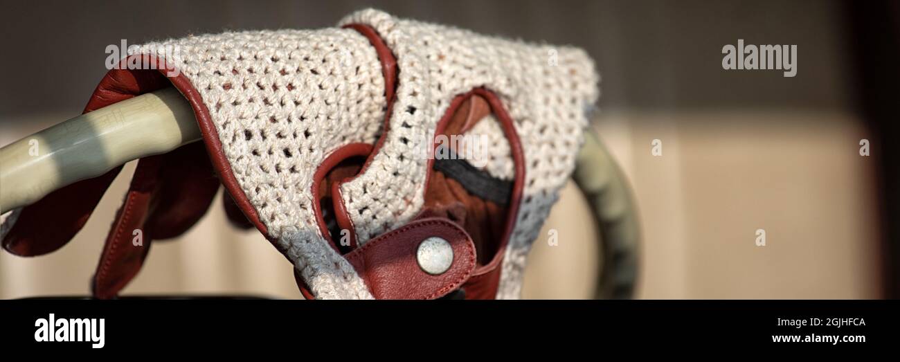 Ancienne Paire De Gants De Conduite Homme - Vintage Sans Marque