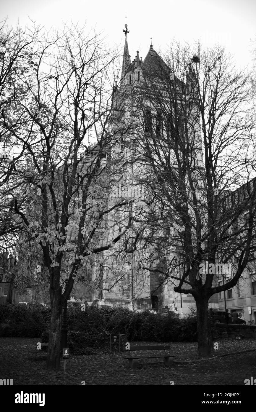 Cathédrale Saint-Pierre, Genève Banque D'Images