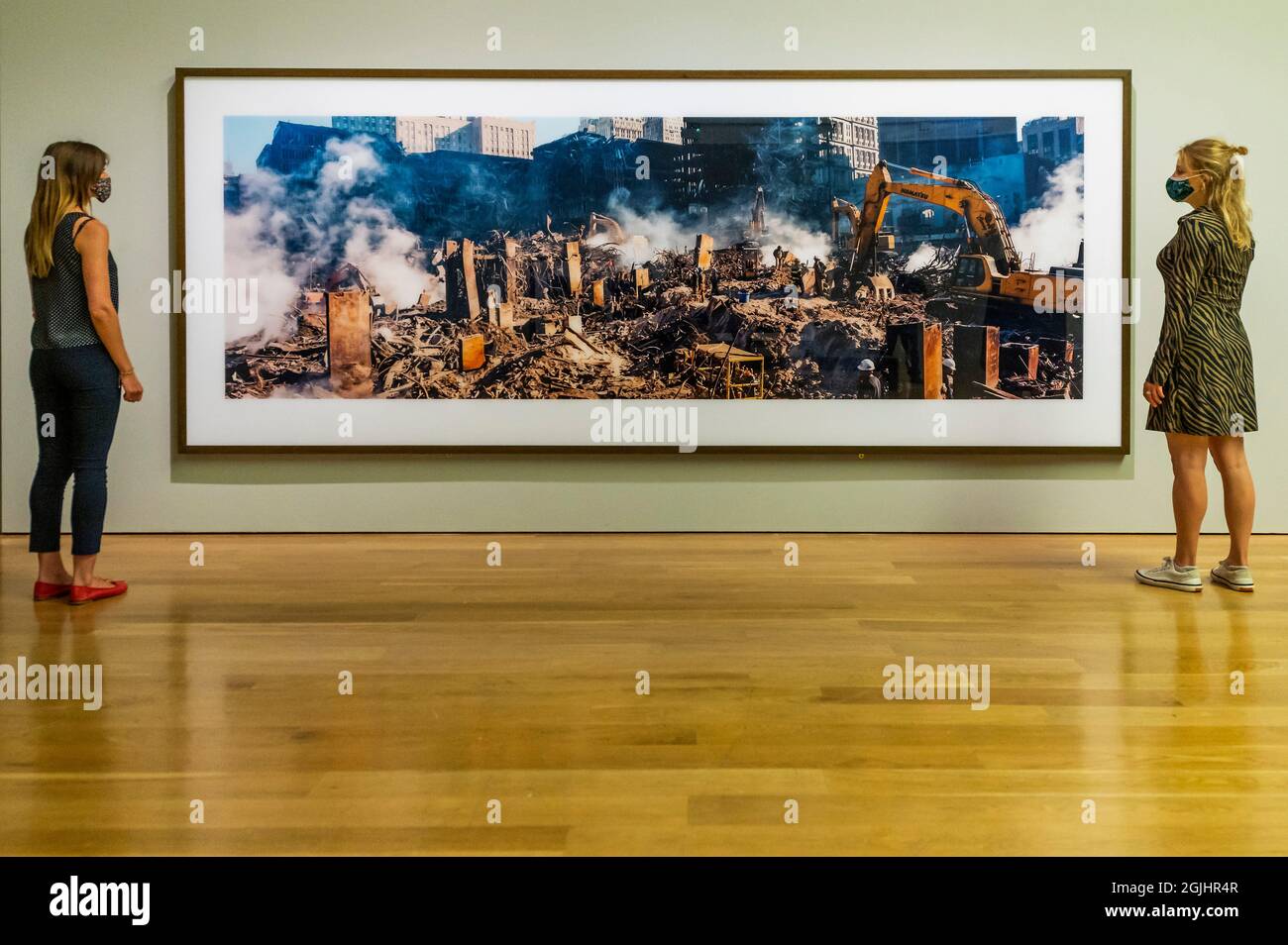 Londres, Royaume-Uni. 10 septembre 2021. Wim Wenders : photographier Ground Zero à IWM Londres. Marquant 20 ans depuis les attentats terroristes de 9/11 contre les États-Unis, du 10 septembre 2021 au 9 janvier 2022. Crédit : Guy Bell/Alay Live News Banque D'Images