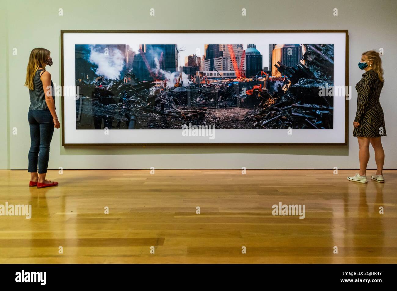 Londres, Royaume-Uni. 10 septembre 2021. Wim Wenders : photographier Ground Zero à IWM Londres. Marquant 20 ans depuis les attentats terroristes de 9/11 contre les États-Unis, du 10 septembre 2021 au 9 janvier 2022. Crédit : Guy Bell/Alay Live News Banque D'Images