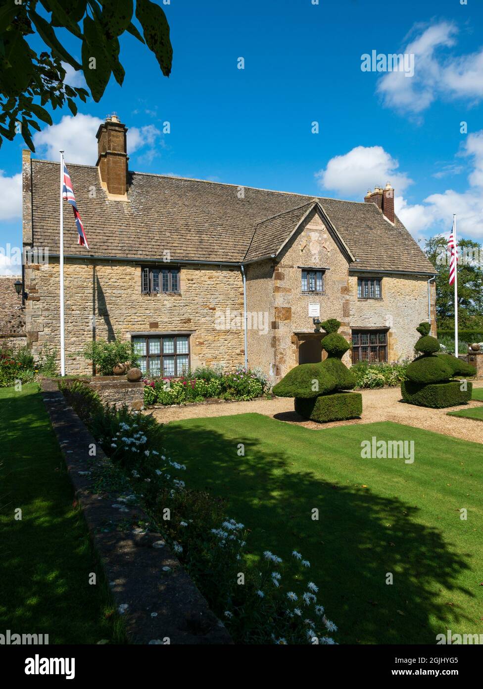Sulgrave Manor, Banbury, Oxfordshire, Angleterre, Royaume-Uni. Banque D'Images