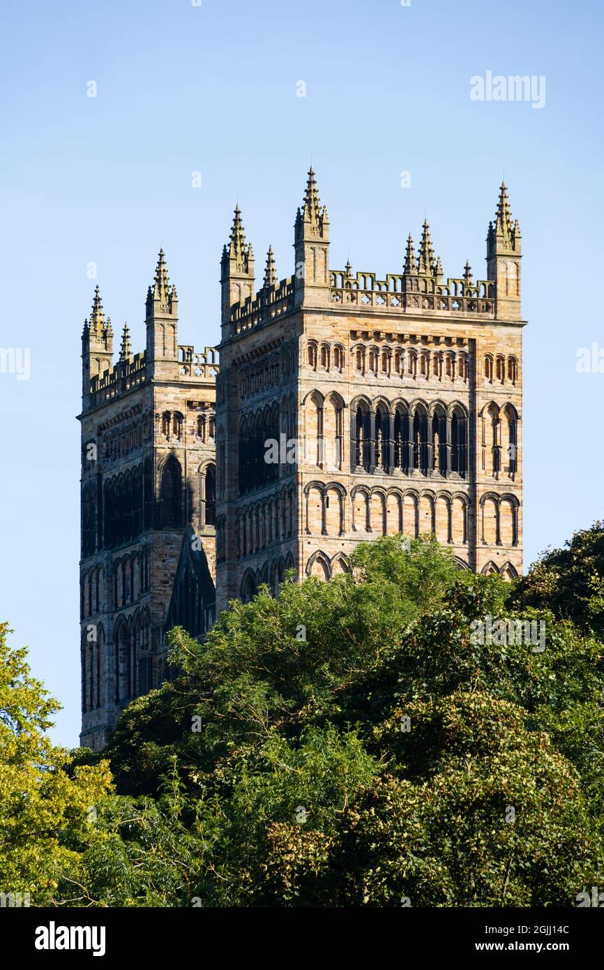 Cathédrale de Durham, Durham, comté de Durham, Angleterre Banque D'Images