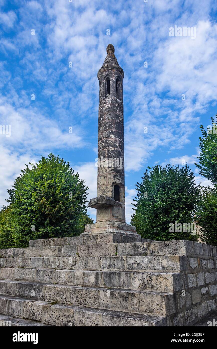 Lanterne des Morts, Ciron, Indre (36), France. Banque D'Images